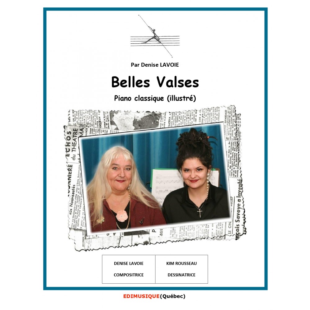BELLES VALSES - Piano classique (illustré)